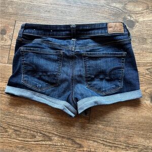 American Eagle Dark Blue Jean Shorts